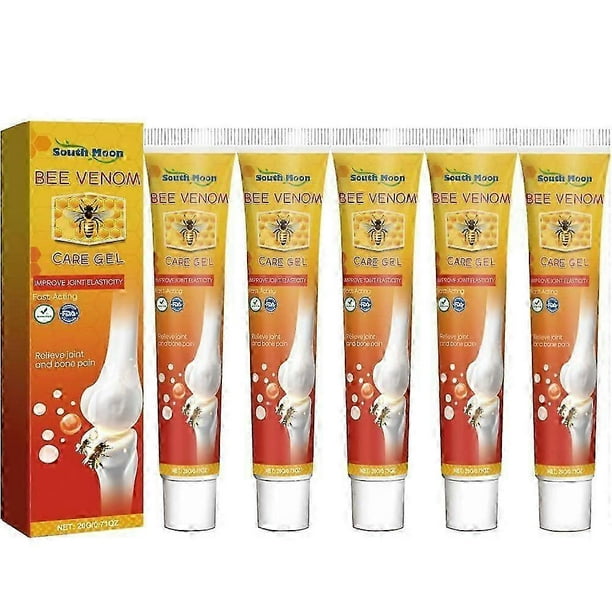 1-5x Bone & Joint Gel, Bee Venom Cream, New Zealand Bee Venom Professional Gel, Joint Cream of Neck, Knee, Shoulder, Waist, Legs
