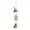 B, variant on Mini Resin Cabin Wind Chime Hanging Pendant, Rustic House Style Door Wall Decor Ornament, Melodic Wind Bell For Patio Porch Entryway Indoor Outdoor Daily Home Landscape Decoration
