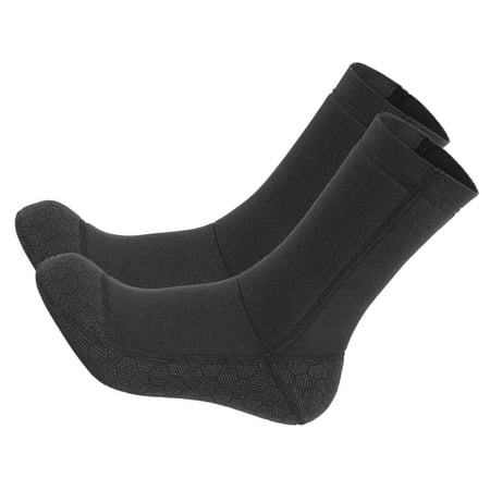 3MM Neoprene Wetsuit Socks Warm Diving Socks Winter Beach Booties Shoes Anti-Slip Surfing Socks Thermal Boots For Spearfishing Swimming Rafting Snorkeling Sailing