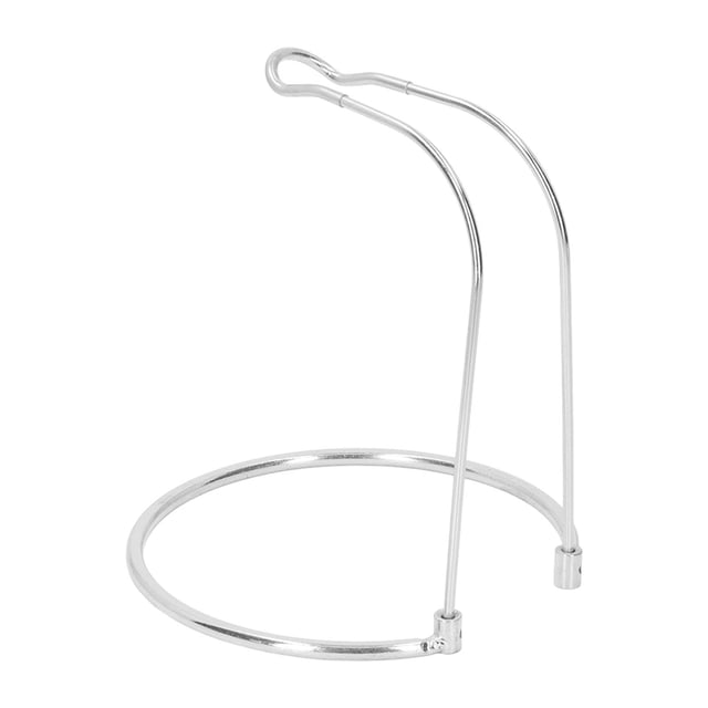 Reel Rack Stainless Steel U Shaped Upper Frame Round Base Lightweight Fishing Gear Stand