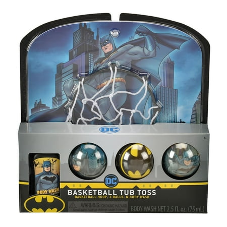 Batman Basketball Tub Toss Bath Game and Body Wash Set - Walmart.com