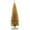 champagne, variant on Costway 6FT Tinsel Tree Unlit Slim Pencil Christmas Tree Metal Silver