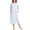 Light Blue, variant on Robes for Women: LOFIR Womens Zip Up Front Bathrobe Long Length, V-Neck 3/4 Sleeve Housecoats with Pockets, Summer Lightweight Floral Sleepwear Nightgown for Home & Daily Wear, Pink, L