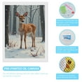 thumbnail image 3 of Diamond Art Kit for Adults, Fawn Snowy Forest Winter Scene Diamond Painting for Adults Beginners, 5D DIY Diamond Art Painting Kits, Colorful Diamond Painting Craft for Home Decor 12x16, 3 of 7
