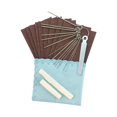 thumbnail image 2 of de herramientas de reparación Guitar Bridge Saddle Nut archivos Set Guitar Fingerboard Luthier Tool Set Reparación de guitarra Herramientas de Estilo B Baoblaze limas para pulir trastes, 2 of 8