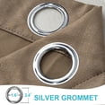 thumbnail image 3 of CJC Outdoor Curtains Waterproof Windproof Garden Gazebo Patio Curtains with Grommet Top and Bottom Embossed Pattern Thermal Insulated Blackout Privacy Outdoor Curtains for Porch Pergola, 3 of 11
