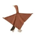thumbnail image 2 of Lipstore Baby Security Blanket Comforting Towel Machine Washable Comfy Muslin Blanket for Brown, 2 of 8