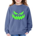 thumbnail image 6 of Mercatoo Boys Girls Pullover Halloween Crewneck Long Sleeve Pumpkin Graphic Printed Sweatshirt Loose Warm Tops, 6 of 6
