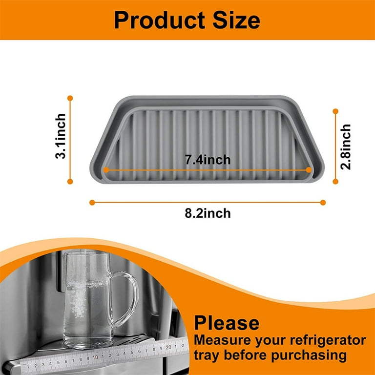 Refrigerator Drip Catcher Tray: Cuttable Refrigerator Drip Tray for Fr –  LOPNUR