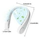 thumbnail image 2 of Ventilador para colgar en el cuello Ventilador de enfriamiento ajustable recargable de 5 W Enfriador de aire portátil personal sin cuchillas, Blanco Vogacara HA006450-01B, 2 of 6