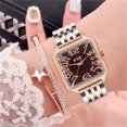 thumbnail image 2 of HBFAGFB Ladies Watch Womens Fashion Square Steel Versatile Wristwatch Going Out Daily Use Coffee, 2 of 3