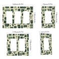 thumbnail image 2 of Yayeee Rocker Switch Wall Plate 1-Gang 4.6"x2.9" Home Decorative Outlet Cover, Green Geometric, 2 of 6