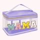 thumbnail image 5 of Bolso de cosméticos de PVC transparente, Bolso de almacenamiento con letras brillantes para acampar (estilo 2), 5 of 5