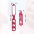 thumbnail image 2 of Unique Bargains 1 Pc Women's Hollow Foldable Mirror Comb Travel for Curly Straight Dry Wet Hair Red, 2 of 6