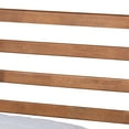 thumbnail image 5 of Baxton Studio Shiro Mid-Century Engineered Wood Platform Bed, Full, Ash Walnut, 5 of 10