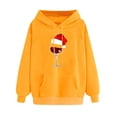 thumbnail image 1 of Timegard Chandails en Molleton de Noël pour Femmes Imprimé Manches Longues Chandails à Capuchon Chandail Tops Automne Hiver Mode, 1 of 3