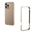 thumbnail image 3 of Bumper Protection Designed for iPhone 15 Pro Max Case,Alloy Aluminum Metal Frame,Minimalist Raised Edge Shock Absorption, Bumper Easy Fit Shockproof Cover,Gold, 3 of 12