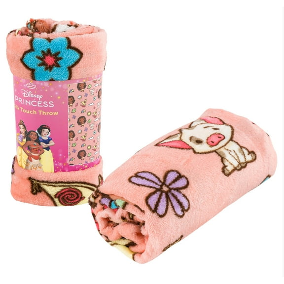 Princess Moana Soft Silky Fleece Throw 40"x50" Kids Blanket "Cute Moana"