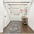 thumbnail image 2 of Oregon Tabriz Grey/Cream Polypropylene Rug 2'7" x 8'2", 2 of 7