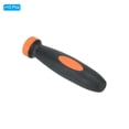 thumbnail image 3 of Uxcell 2 Inch Rubber File Handle, 10Pack File Cutting Tool File Handle Replacement for 0.16" Diameter File, Orange Black, 3 of 5