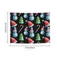 thumbnail image 6 of Hirioo Disco Mirror Ball Snowman Print Tapestry Lightweight Fabric for Bedroom Aesthetic Home Wall Dorm Décor Living Room Decor 29x37 Inch, 6 of 8