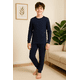 thumbnail image 2 of BELIME Pijama Junior 2 Piezas | Playera Manga Larga y Pantalón Largo Suave | Cómodo, Versátil y Para Todo el Año, 2 of 5