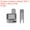 Metallic Black, variant on 10Sets Zipper Repair Kits, #3 Retainers Box & Insertion Pins for Zippers Replacing, Silver Tone