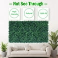 thumbnail image 4 of 20" x 20" 24Pcs Faux Boxwood Panels Privacy Hedge Grass Wall Panels ,UV-Anti Faux Ivy Boxwood Hedge Leaf Grass Wall for Outdoor Indoor Green Wall Decor,Party Wedding Garden Fence Decorations, 4 of 5