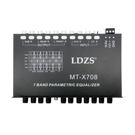 Audio player,7 Band Car Audio Equalizer Car Professional 7 Band Qudai Huiop Car Eq Over Eq Over Amplifier