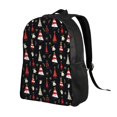 thumbnail image 2 of Honeii Christmas Tree and Gold Socks Print Laptop Backpack for Work, College, Travel, Daily Backpacks for Men Women, Sport Rucksack,Computer Bag, 2 of 8