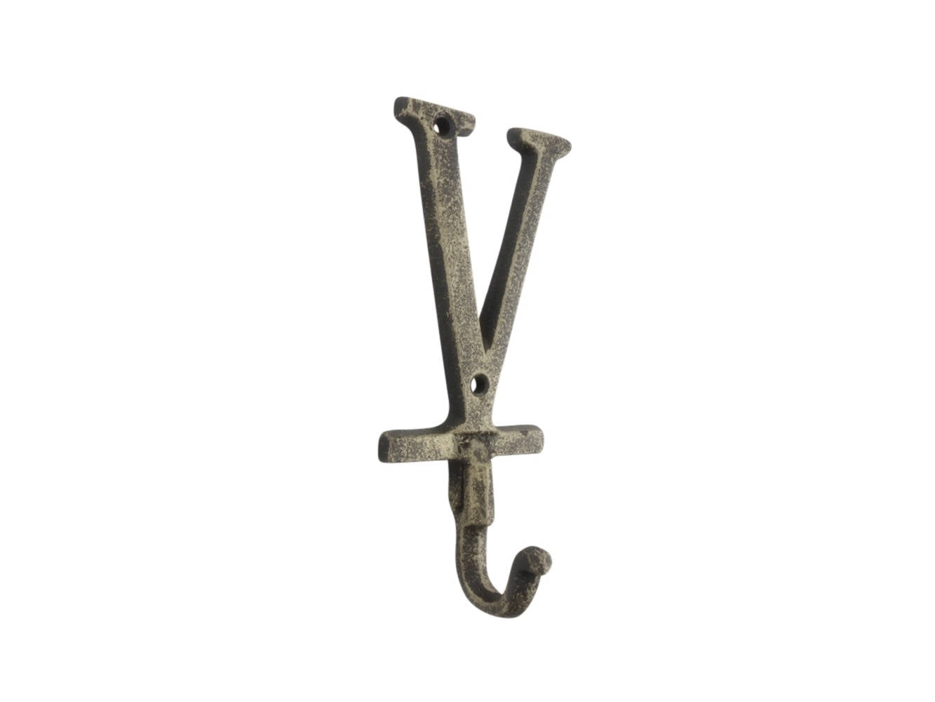 Rustic Gold Cast Iron Letter Y Alphabet 