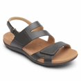 thumbnail image 1 of Rockport Women RIDGE RIDGE ASYM BLACK SANDAL, 1 of 4