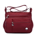 thumbnail image 1 of Bolso bandolera de hombro de moda informal para mujer, bolso para madre, bolso de tela Oxford de gran capacidad para mujer de mediana edad y mayores, 1 of 6