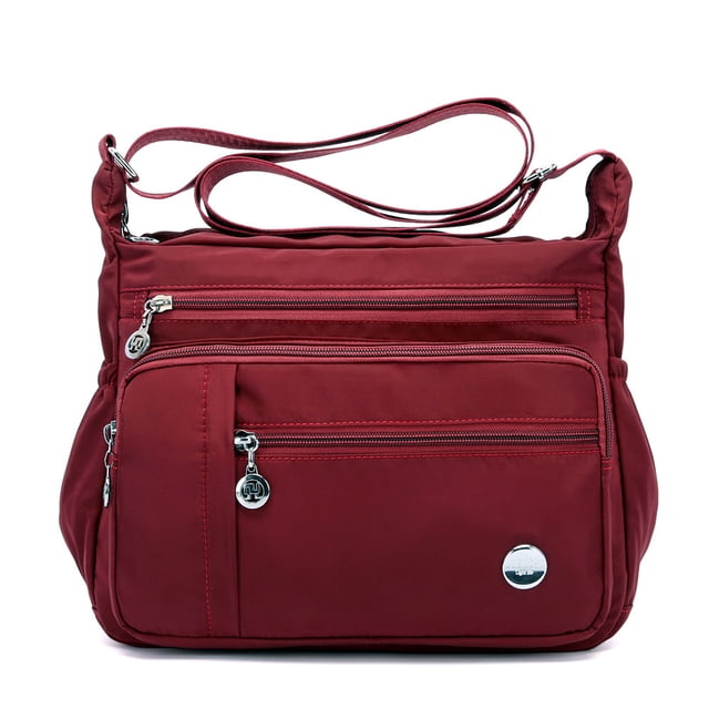 Bolso bandolera de hombro de moda informal para mujer, bolso para madre, bolso de tela Oxford de gran capacidad para mujer de mediana edad y mayores