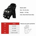 thumbnail image 6 of Motobike Knitting Guantes Unisex Men Women Motorcycle Summer Breathable Riding Protective Gear Half Finger Sporting Biker Glove, 6 of 10