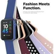 iTouch Air 4 Smartwatch: Rose Gold Case With Marlot Silicone Strap 41mm