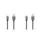 thumbnail image 1 of Cateissary Cable estándar USB multicolor 1 m/2 m/3 metros carga rápida teléfono móvil carga rápida para teléfono Android línea alámbrica negro androide 2m 2Conjunto, 1 of 6