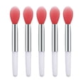 thumbnail image 3 of 5 cepillos de silicona para crema labial, herramientas cosméticas, aplicador de crema labial reutilizable para labios Estilo C jinwen Pincel de labios, 3 of 8