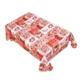 thumbnail image 2 of Manteles perfecl navideño para mesas rectangulares tela suave protector de mesa banquete fiesta Buffet decoración de café Estilo E, 2 of 7