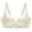 White, variant on HUITKMM Cotton Bra Women's Comfortable Seamless Bra Wireless Soft Support Everyday Wear T Shirt Bra Lightweight Breathable Underwear