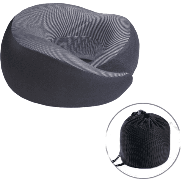 Clearance!Almohada en forma de U del viaje del cuello del aeroplano del coche de la nueva almohada directa de la espuma de la memoria de la fábrica de Gibe