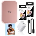 thumbnail image 1 of Canon IVY 2 Mini Photo Printer Pink, Bluetooth Portable, 2x ZINK Paper 50 Sheets (International Model), 1 of 9