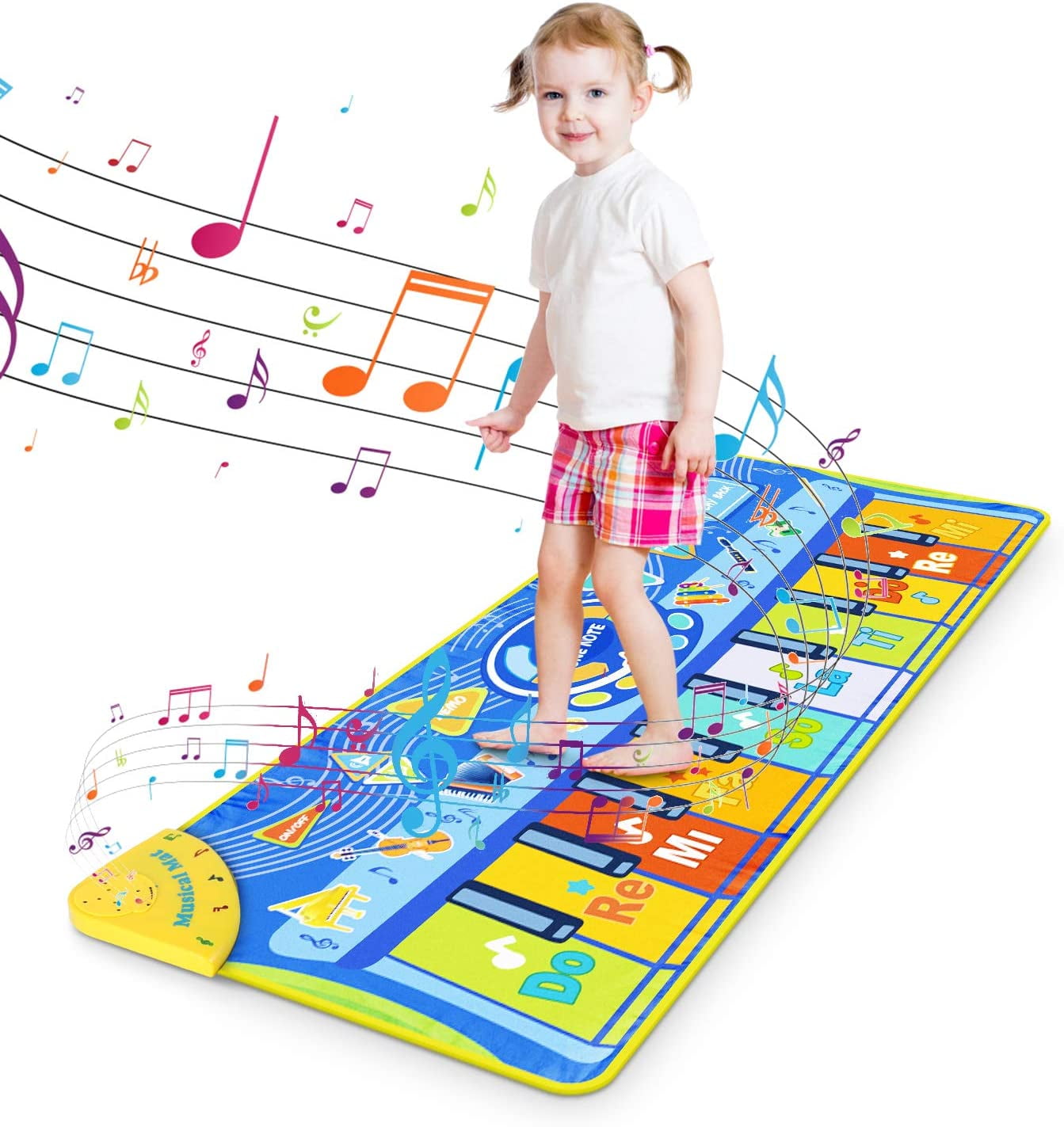 Kids Piano Mat, Music Mat Dance Mat Keyboard Musical Mat Touch Play Mat