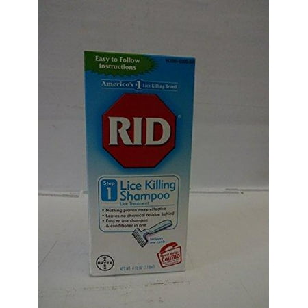 RID lice killing shampoo with conditioner - 4 oz (Best Way To Get Rid Of Hair Bumps)
