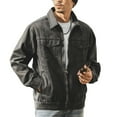 thumbnail image 6 of Fgnfyis Mens Jackets Waxed Casual Jacket Outdoor Windproof Lightweight Utility Work Coat with Multiple Pockets for Streetwear Mens Winter Coats Grey XXXXXL, 6 of 6