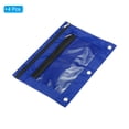 thumbnail image 3 of Unique Bargains Pencil Pouch for 3 Rings Binder, 4 Pack Oxford Cloth Mesh Zipper Binder Pouch Pencil Case Dark Blue, 3 of 7