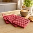 thumbnail image 5 of 3PC Square Shape Absorbent Drink Coasters,4.72inch Woven Cotton and Linen Mats,Heat Resistant Tabletop Protection for Coffee,Beer,Mugs,Home Decor, 5 of 5
