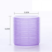 Hair Rollers for Women, 12 Pack Self Grip Hair Rollers Set Rollers Hair Curlers DIY Curling Tool Hair Curlers Rollers Tools,Jumbo Large Rollers for Women Men, Random Color,55mm