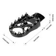 thumbnail image 2 of ALLTIMES Repose-Pieds en Aluminium Larges Repose-Pieds pour Sur Ron Light Bee, 2 of 9