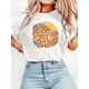 thumbnail image 1 of Women'S Boho Retro Sunflower T-Shirt - Here Comes The Sun 70s Hippie Tee for Summer - Hot Deal, Limited Time!, 1 of 6